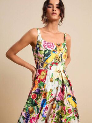 Women's Elegant Floral Summer Vacation Dress
